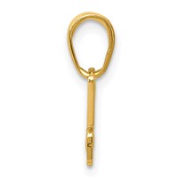 14K Yellow Gold Cut-Out Butterfly Pendant view 2