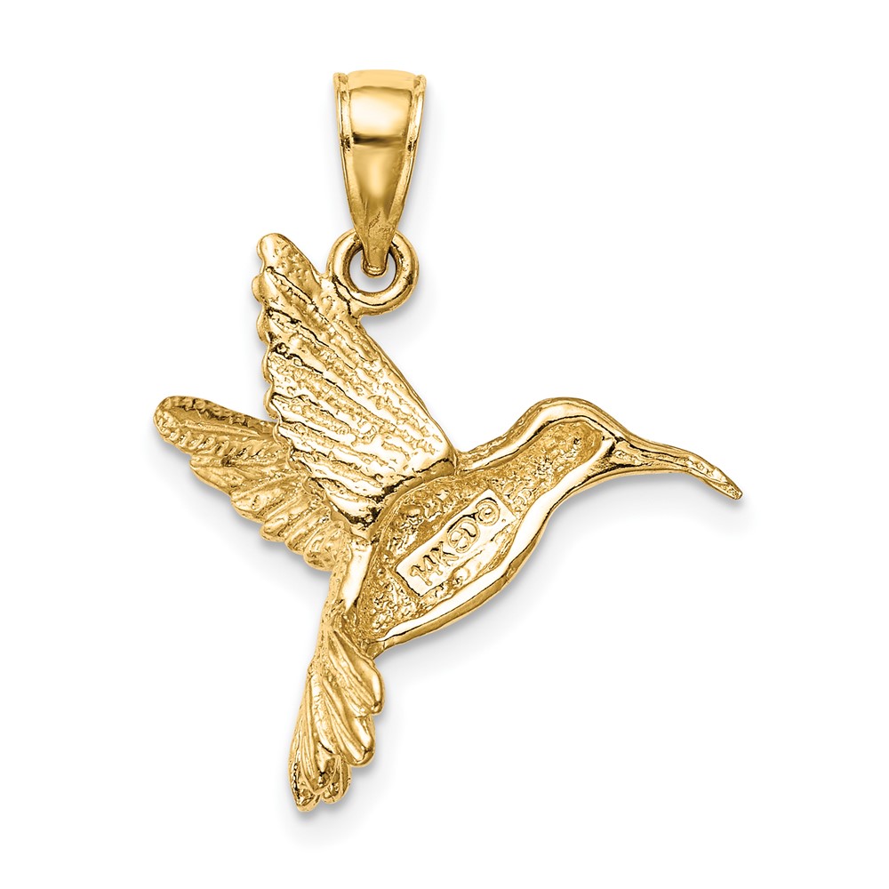 14k Hummingbird Pendant (C3476)