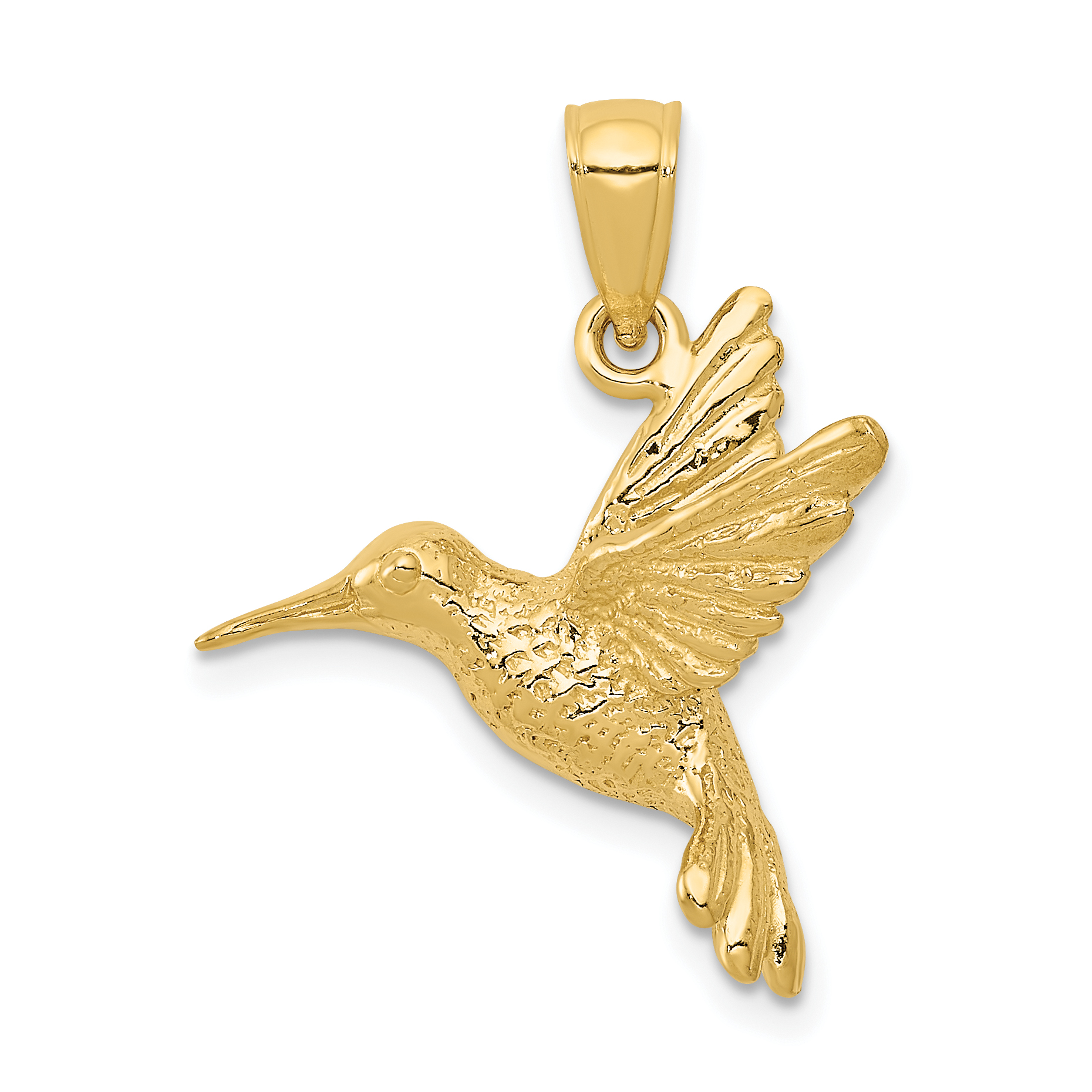 14k Hummingbird Pendant (C3476)