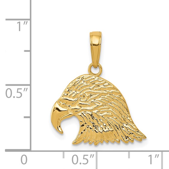 Gold Polished Eagle Pendants