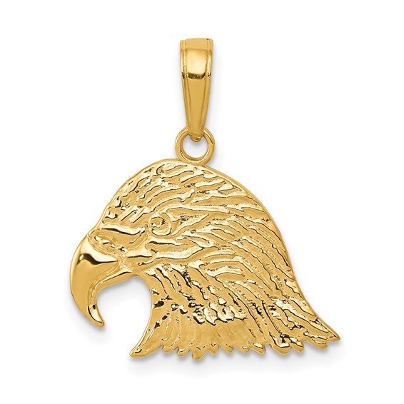 Gold Polished Eagle Pendants