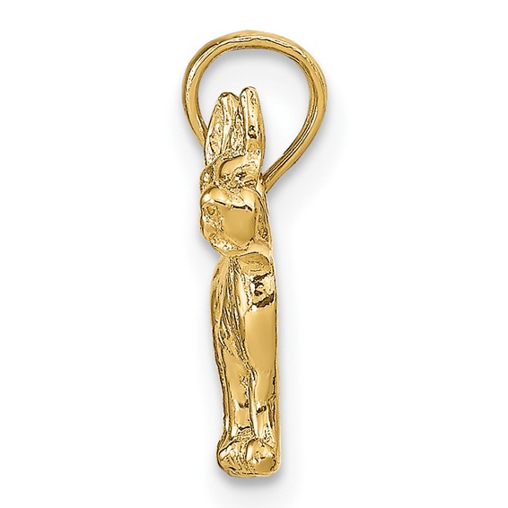 14k Terrier Dog Pendant