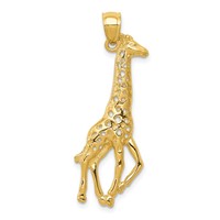 14K Giraffe Pendant view 1