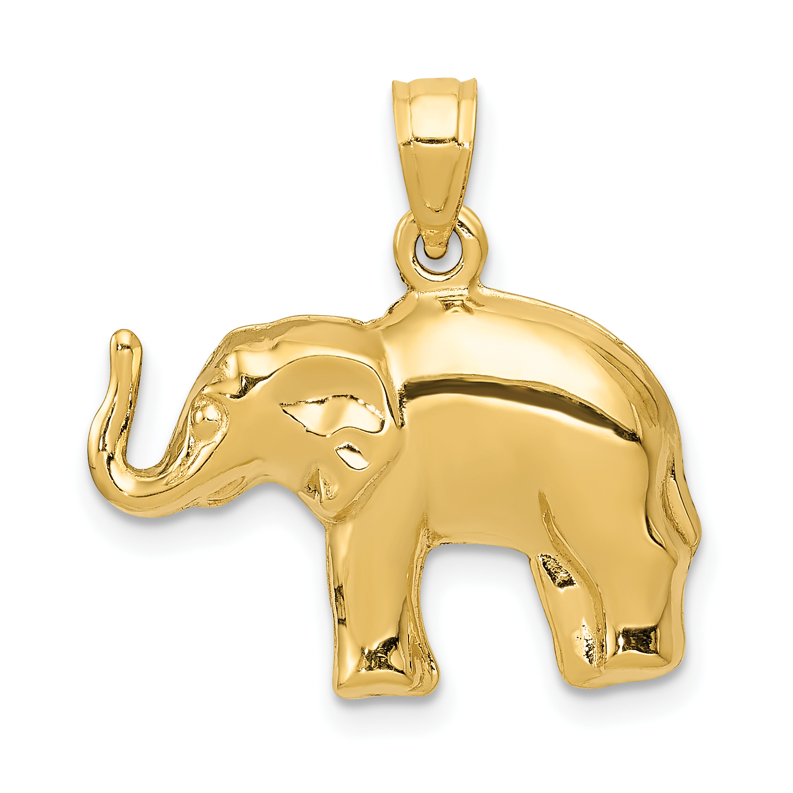 14k Elephant Pendant (C3534)