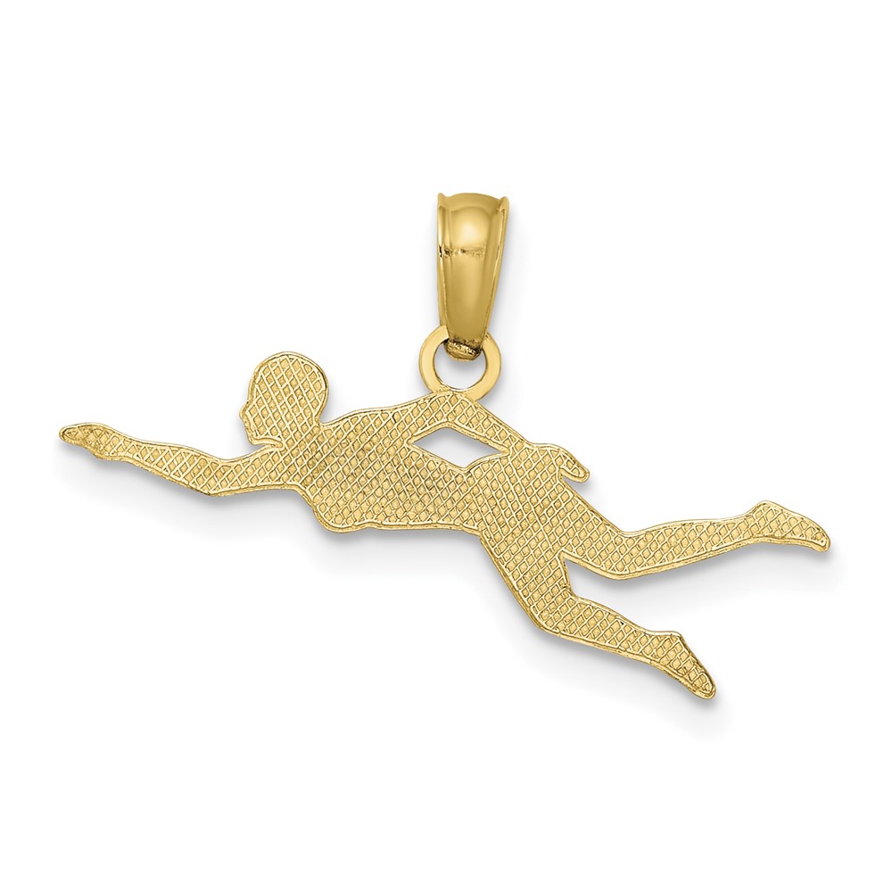 14k Female Swimmer Charm (C3535)
