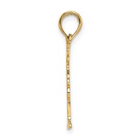 14K Yellow Gold Gymnastics Floor Charm view 2