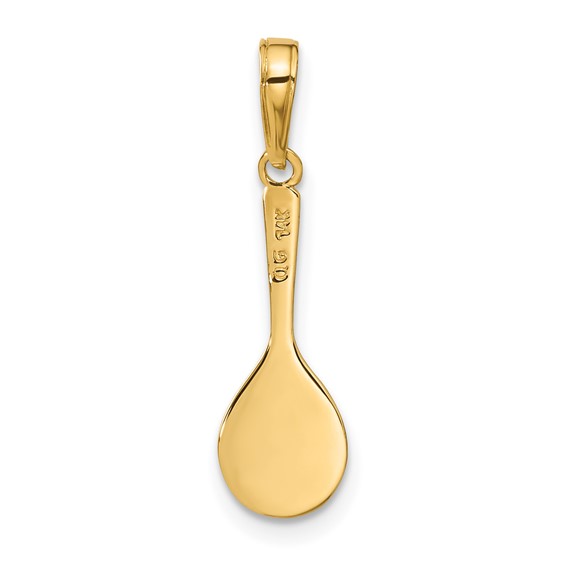 Gold Polished Tennis Pendants