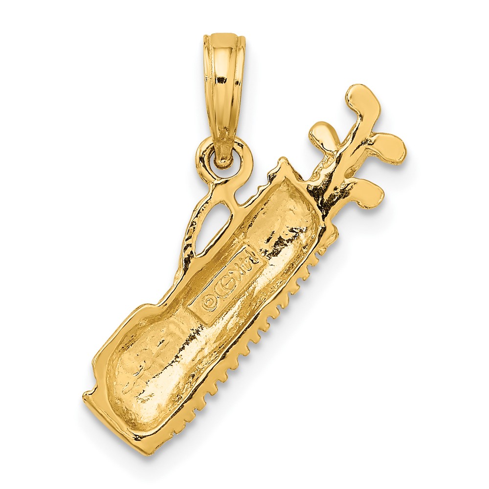 14k Golf Bag Charm (C3548)
