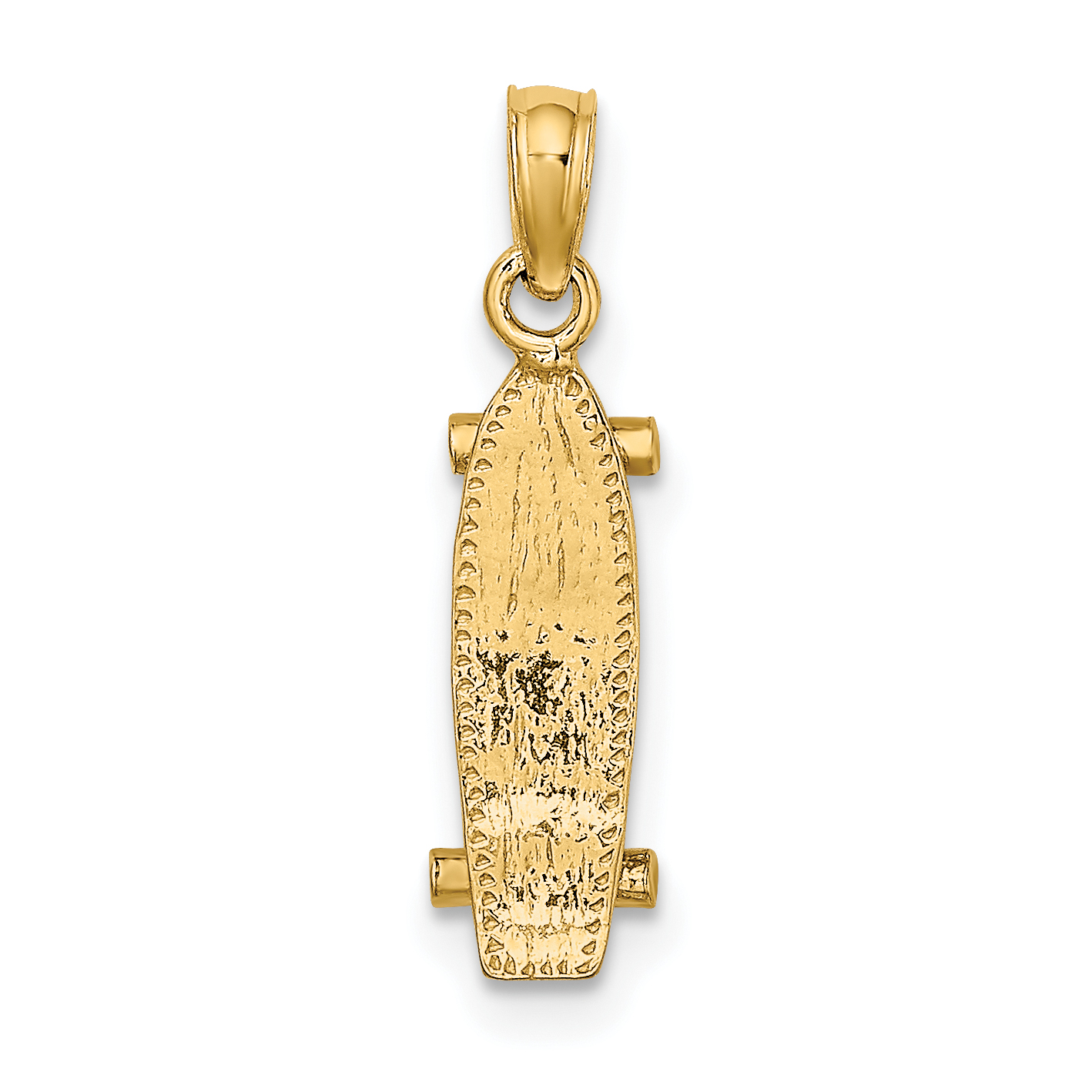 14k 3-D Skate Board Charm (C3571)