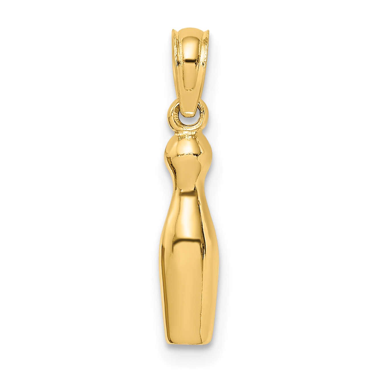 14k 3-D Bowling Charm (C3574)