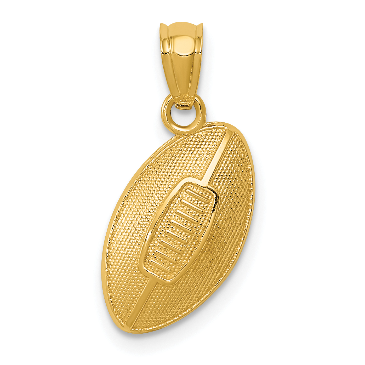14k Football Pendant (C3582)