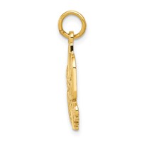 14K Yellow Gold #1 Mom Charm view 2