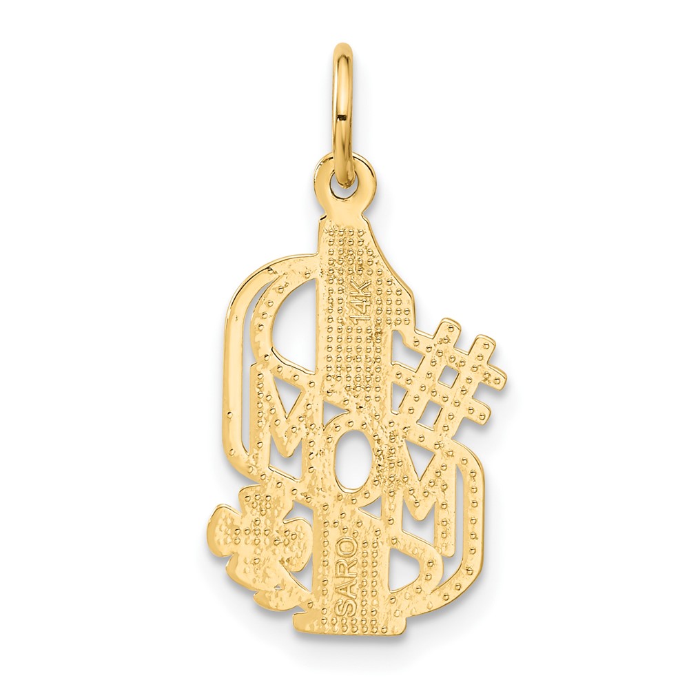 14k #1 MOM Charm (C360)