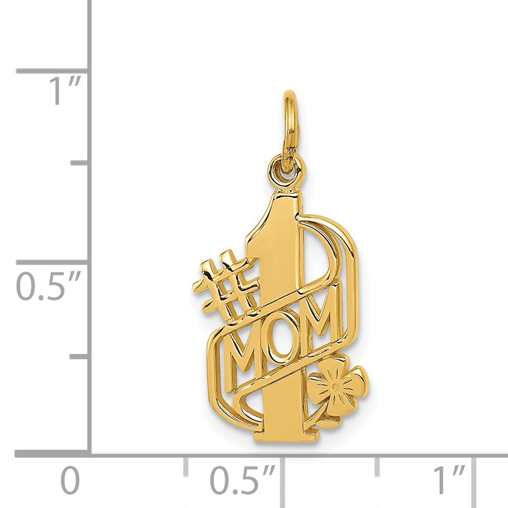 14k #1 MOM Charm (C360)