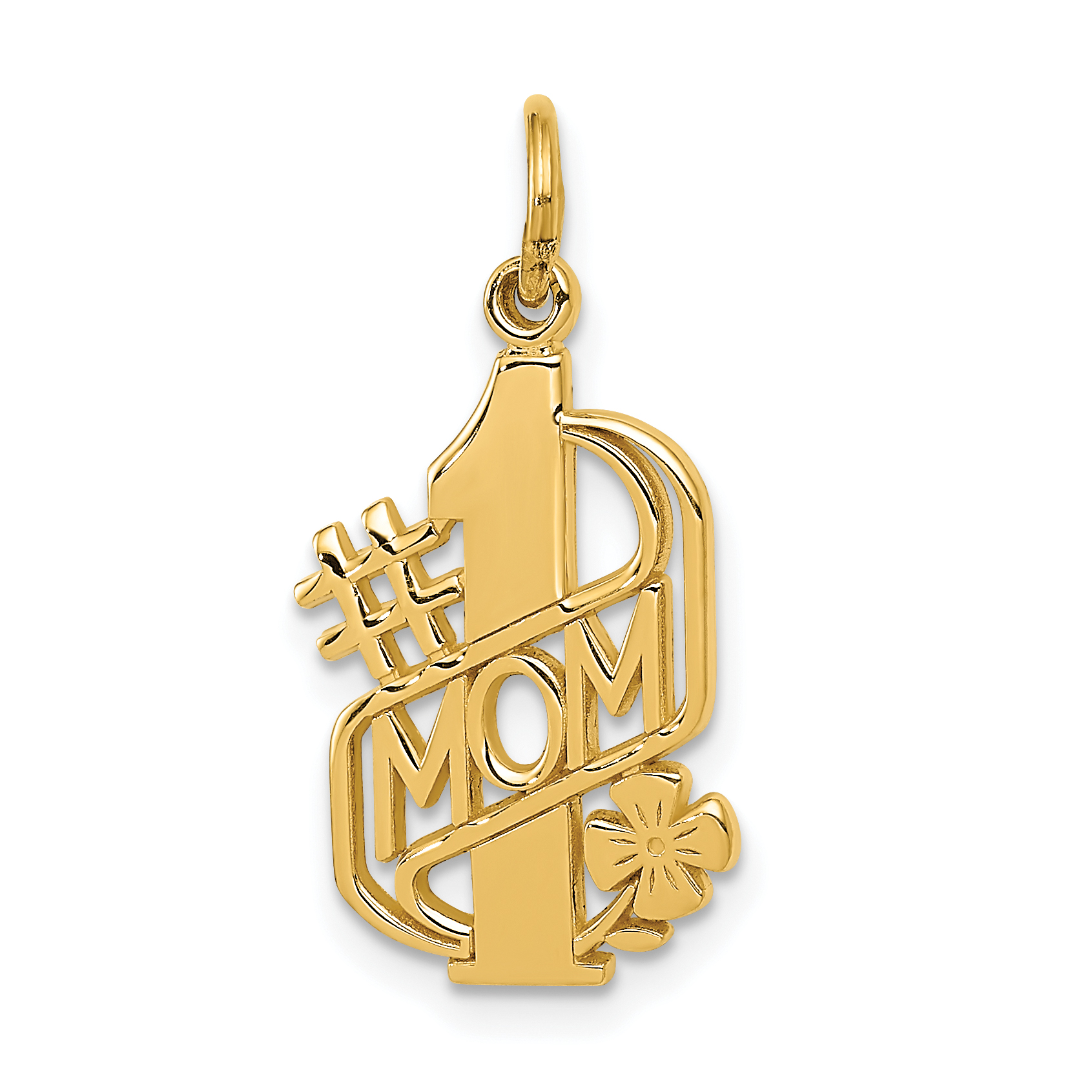 14k #1 MOM Charm (C360)