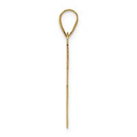 14K Yellow Gold Polished Cross Charm view 2