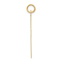 14K Polished Cross Charm view 2