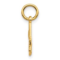 14K Yellow Gold #1 Mom Charm view 2