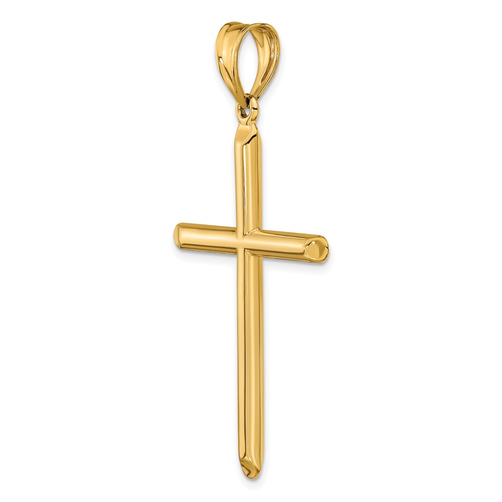 14k 3-D Hollow Cross Pendant (C3627)