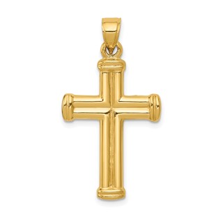Gold Latin Cross Pendant
