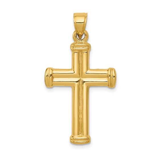 Gold Latin Cross Pendant