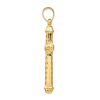 14K Hollow Cross Pendant view 2