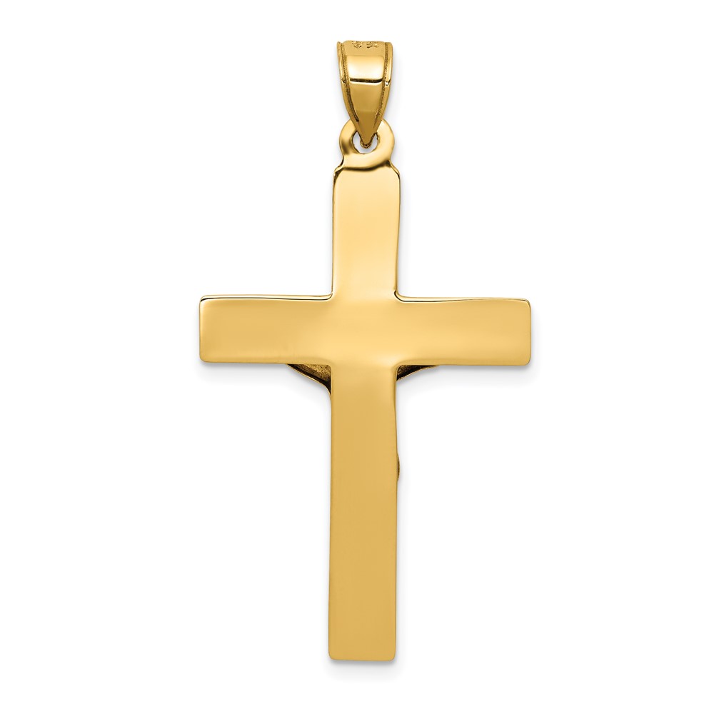 14k Polished Crucifix Pendant (C3677)