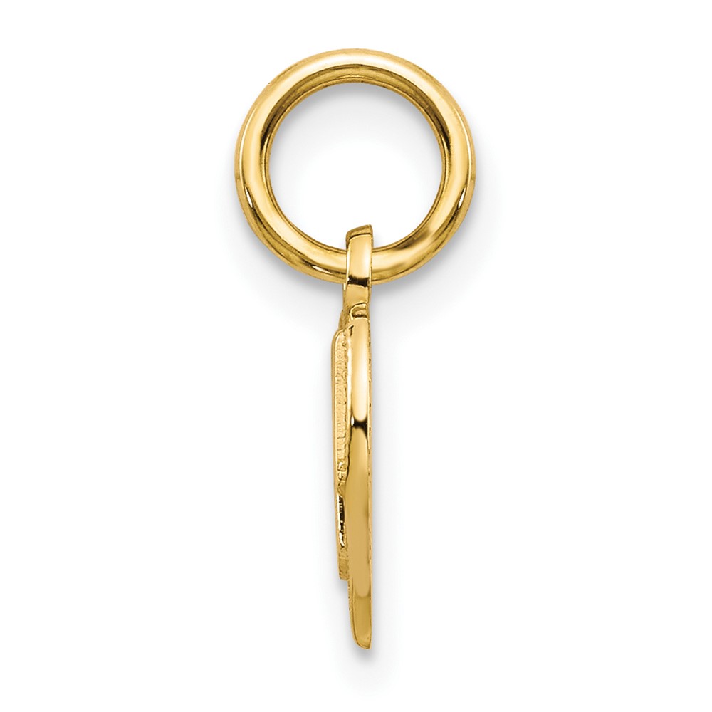 14k MOM Heart Charm (C368)