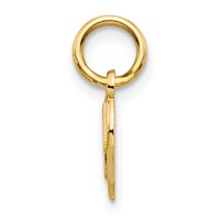 14K Yellow Gold Mom Heart Charm view 2