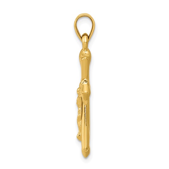 Gold Crucifix Pendant
