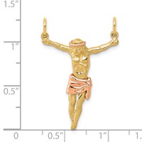 14K Two-tone Rose Corpus Pendant view 3