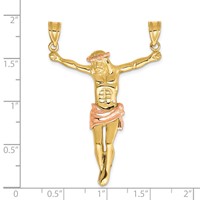 14K Two-tone Rose Corpus Pendant view 3