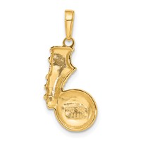 14K Soccer Ball and Shoe Pendant view 3