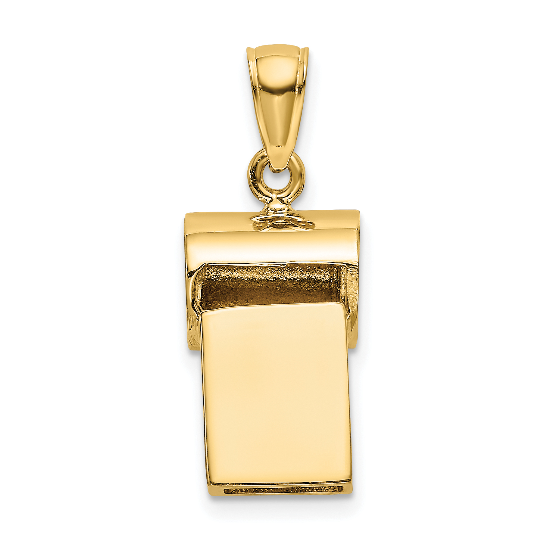 14k 3-D Whistle Charm (C3771)