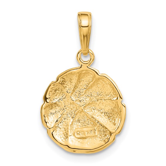 Gold Polished Basketball Pendants