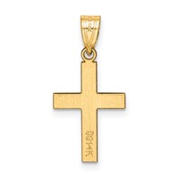 14K Polished Cross Charm view 4