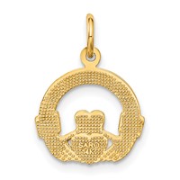 14K Claddagh Charm view 3