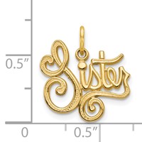 14K Sister Charm view 4