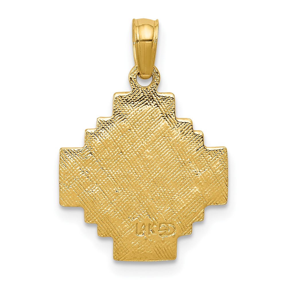 14k Jerusalem Cross Pendant (C3832)