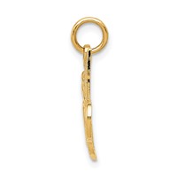 14K #1 Daughter Charm view 2