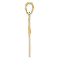 14K Yellow Gold Latin Cross Pendant view 2
