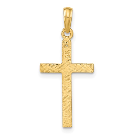 Gold Latin Cross Pendant