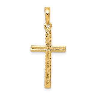 Gold Latin Cross Pendant