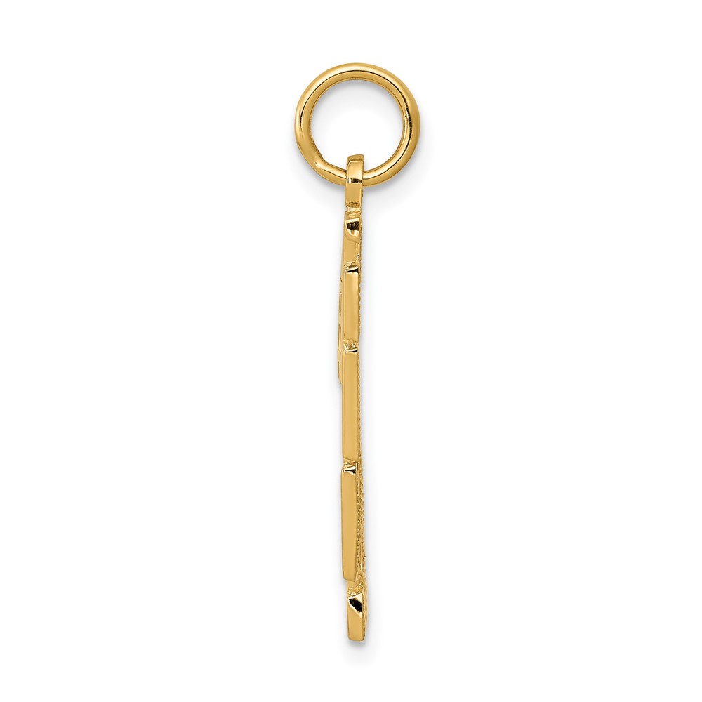 14k #1 SON Charm (C389)