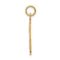 14K Yellow Gold #1 Son Charm view 2