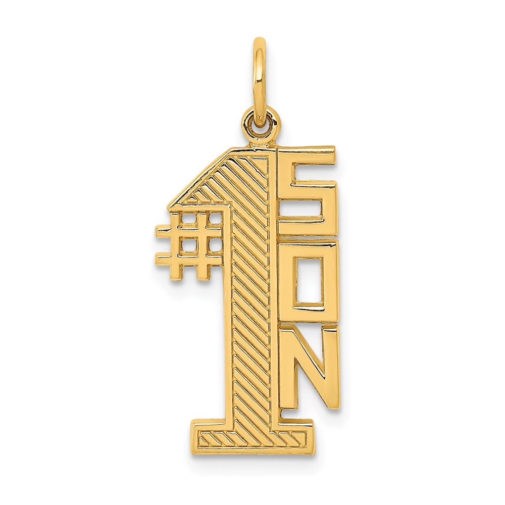 14k #1 SON Charm (C389)