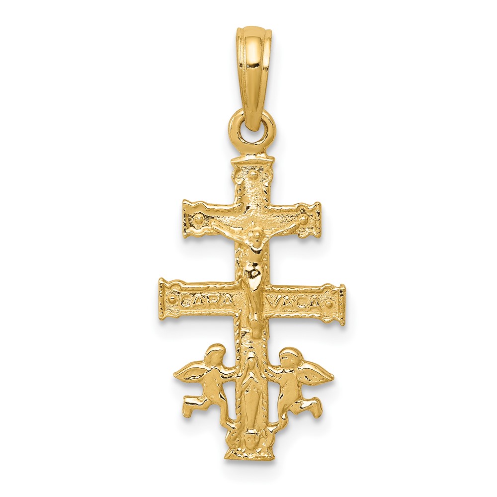 14k Cara Vaca Crucifix Pendant (C3914)
