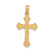 14K Yellow Gold Inri Crucifix Charm view 4