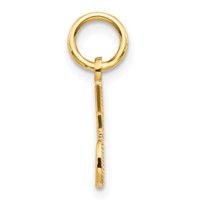 14K #1 Dad Charm view 2