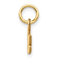 14K Satin Nana Charm view 2